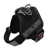 ALBCORP Emotional Support Dog Vest – Reflective Harness - Woven Polyester and Nylon, Comfy Mesh Padding - Sizes from XXS to XL – Service Dog Patches Included. Red, XXS