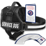 Industrial Puppy Service Dog Vest for Large Dogs – No Pull Dog Harness in 8 Sizes (XXXS to XXL), Superior No-Fray Reflective Nylon, Adjustable Hook and Loop Straps, Interior Padding, Breathable Mesh
