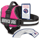 Industrial Puppy Service Dog Vest for Large Dogs – No Pull Dog Harness in 8 Sizes (XXXS to XXL), Superior No-Fray Reflective Nylon, Adjustable Hook and Loop Straps, Interior Padding, Breathable Mesh