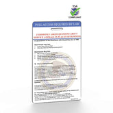 Holographic Service Dog INFO Card