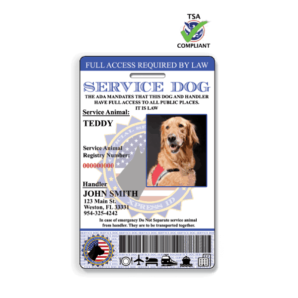 Service dog registration deals